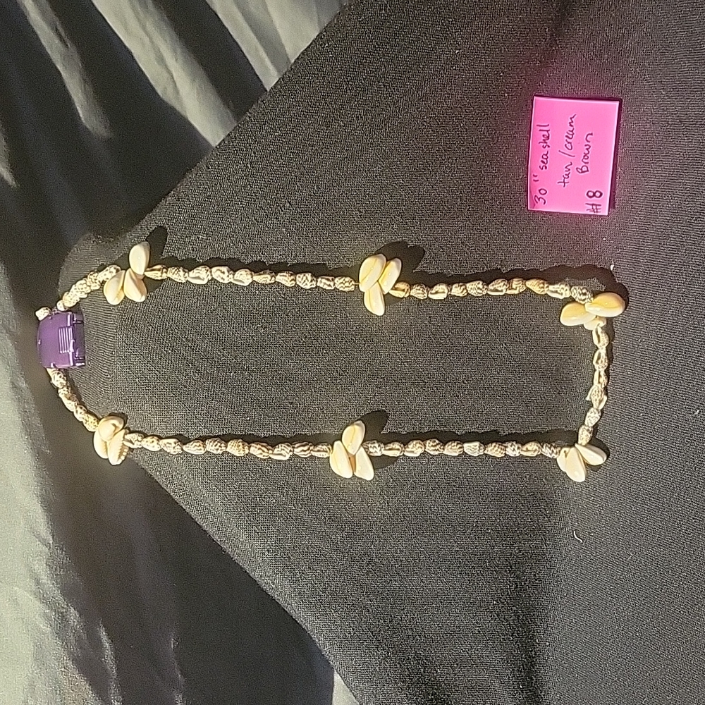 30" Seashell necklace